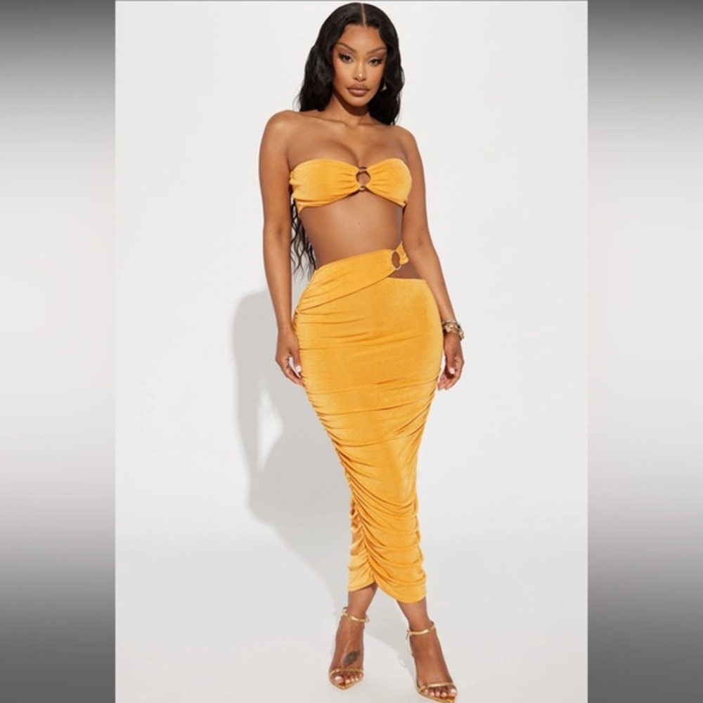 Sunniva Skirt Set - Orange